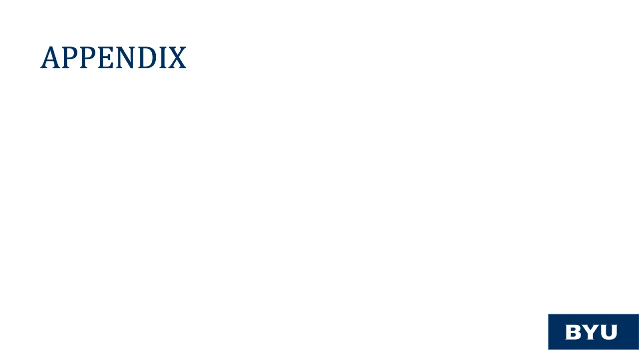 Slide 35: Appendix